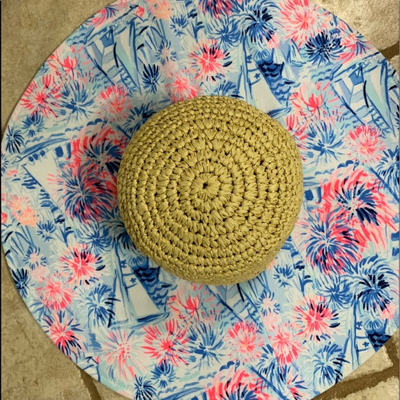 Lilly Pulitzer Accessories - NEW Lilly Pulitzer Wide Brim Sun Hat